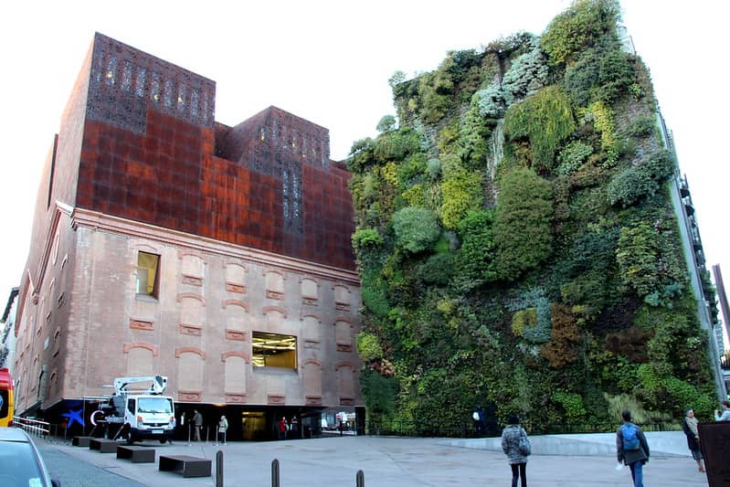 Jardín vertical grande