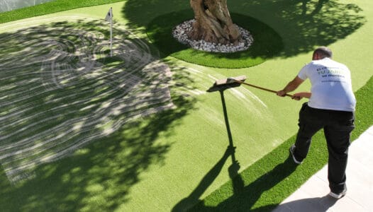 césped artificial campo de golf Albergrass