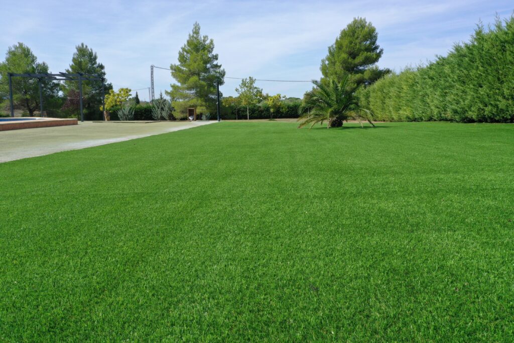 Large expanse of artificial turf by Albergrass